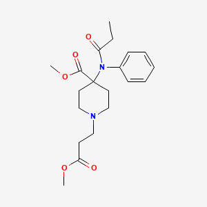 Structura chimică 2D a Remifentanilum