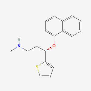 Structura chimică 2D a Duloxetinum
