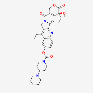 Structura chimică 2D a Irinotecanum
