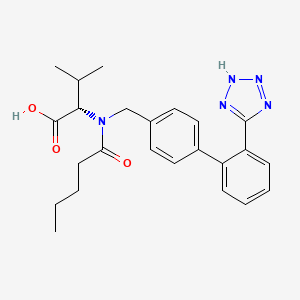 Structura chimică 2D a Valsartan