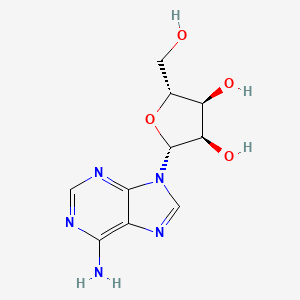 Structura chimică 2D a Adenosine