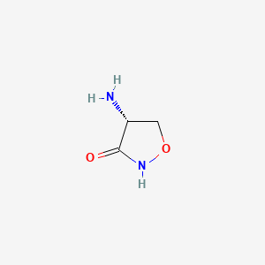 Structura chimică 2D a Cycloserinum