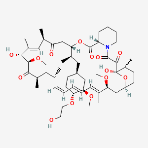 Structura chimică 2D a Everolimus