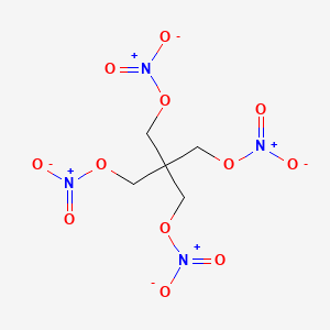Structura chimică 2D a Pentaerithrityl Tetranitrate