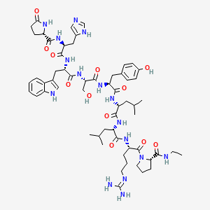 Structura chimică 2D a Leuprorelinum