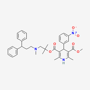 Structura chimică 2D a Lercanidipine