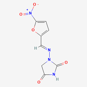 Structura chimică 2D a Nitrofurantoinum