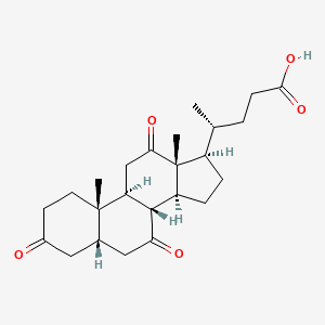 Structura chimică 2D a Acidum Dehydrocholicum