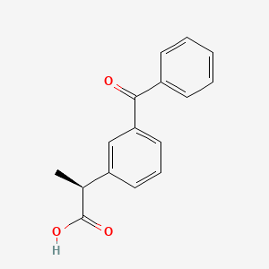 Structura chimică 2D a Dexketoprofenum