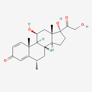 Structura chimică 2D a Methylprednisolonum