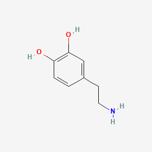 Structura chimică 2D a Dopamine