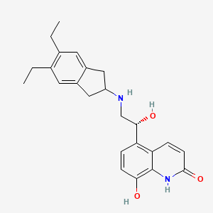 Structura chimică 2D a Combinatii (indacaterolum+mometasonum)