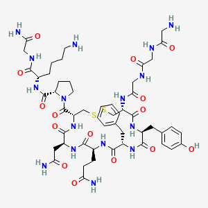 Structura chimică 2D a Terlipressin