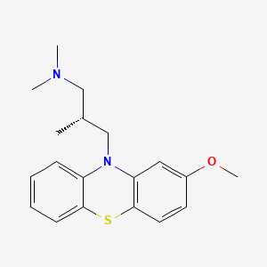 Structura chimică 2D a Levomepromazinum