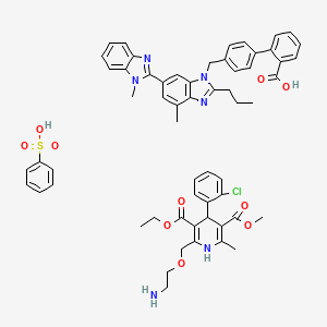 Structura chimică 2D a Telmisartan and Amlodipine