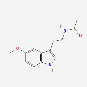 Structura chimică 2D a Melatoninum