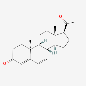 Structura chimică 2D a Dydrogesterone