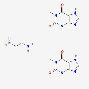 Structura chimică 2D a Aminophyllinum