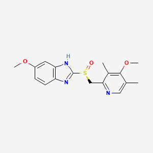 Structura chimică 2D a Esomeprazole