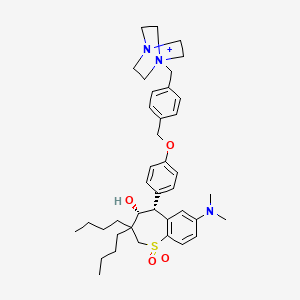 Structura chimică 2D a Maralixibatum